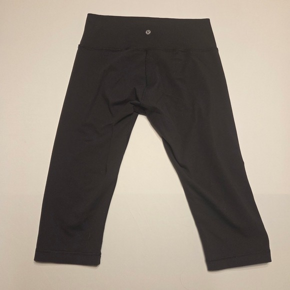 Lululemon Wunder Under Crop III Full-On Luxtreme 16" Black Yoga Leggings‎ Flawed - Picture 7 of 10